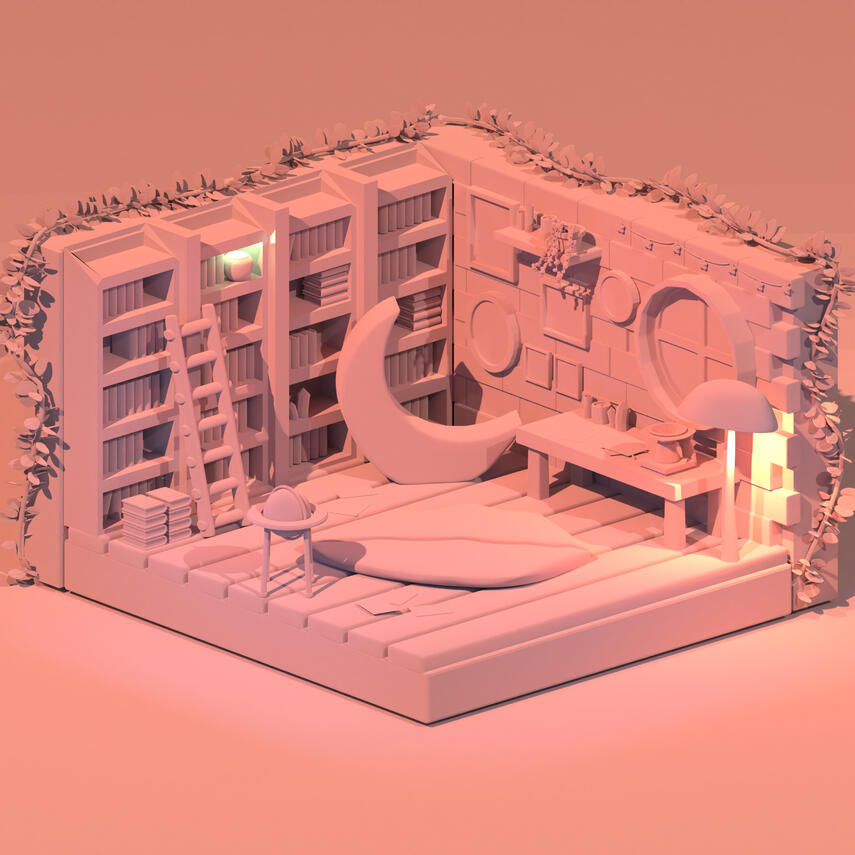 clay room render (2024)